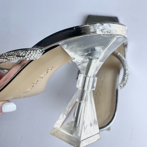 Mach & Mach Crystal Flower Slide
Sandal‎ Heels Silver Clear Tan - Picture 5 of 9